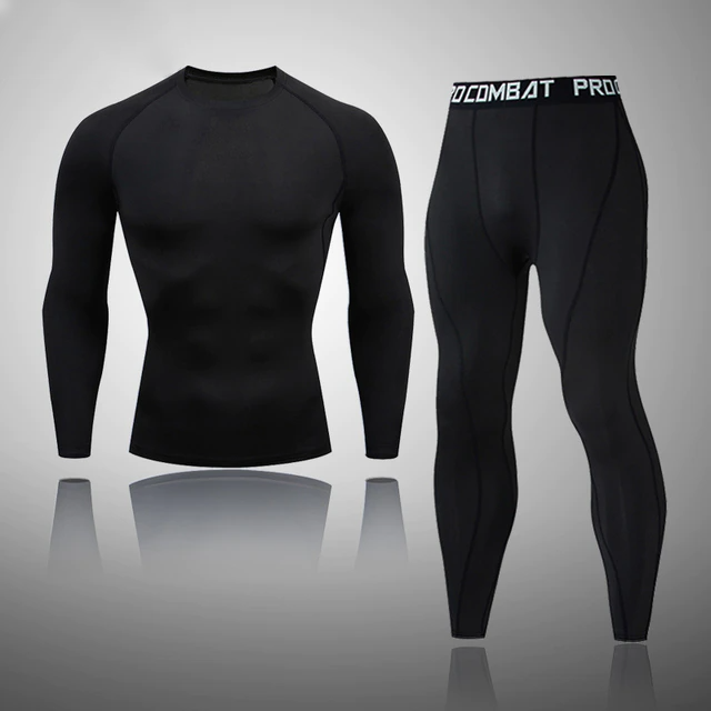 Men's Compression Basic Thermal Quick Dry Underwear Full Set – Fasany™