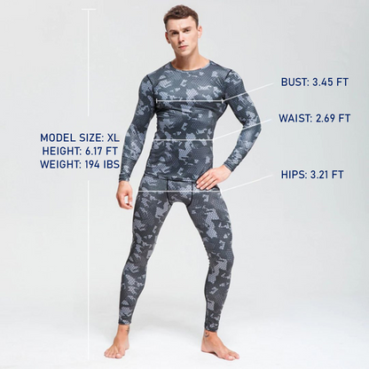 Men's Thermal Quick Dry Underwear T-Shirt
