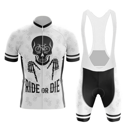 Skull ROD Sportswear Cycling Jersey Set (Short Sleeve x Bib Shorts)