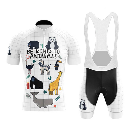 Cute Pattern Sportswear Cycling Jersey Set (Short Sleeve x Bib Shorts)