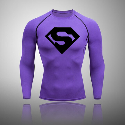 Men's Compression Super Hero Thermal Quick Dry Underwear T-Shirt