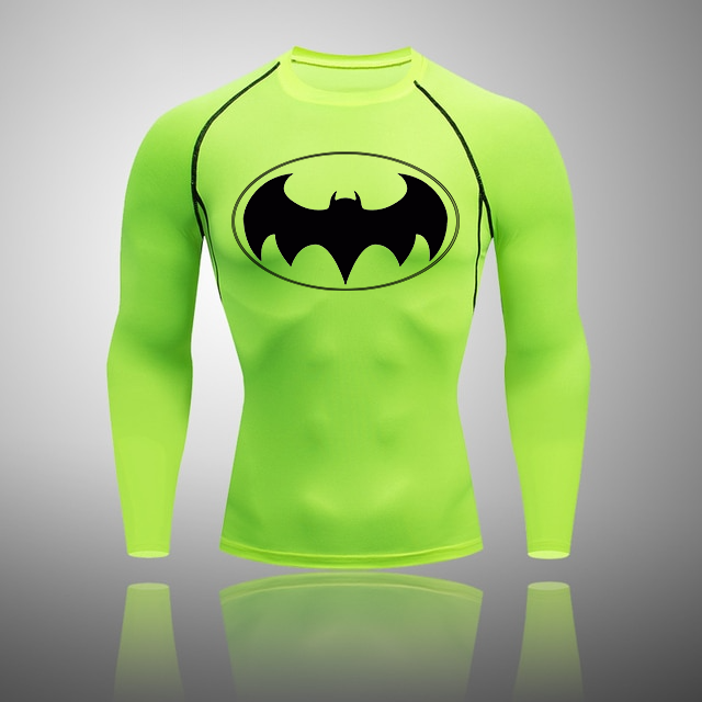 Men's Compression Bat Hero Thermal Quick Dry Underwear T-Shirt